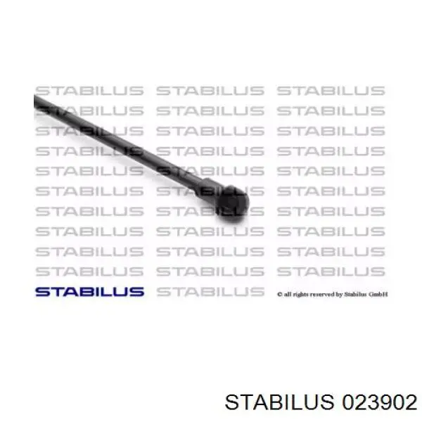 Do koszyka 023902 Stabilus Amortyzator klapy bagażnika (3/5 drzwi-tylnych)