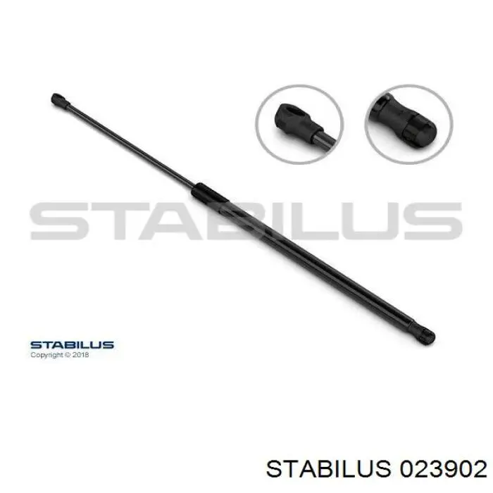023902 Stabilus Amortyzator klapy bagażnika (3/5 drzwi-tylnych)
