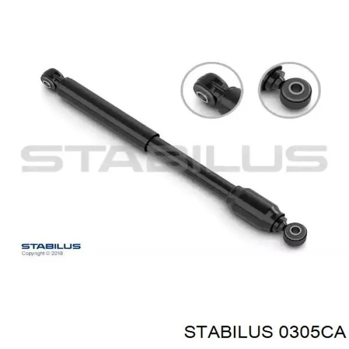 Amortyzator układu kierowniczego (tłumik) Stabilus 0305CA cena, od 46,16 USD