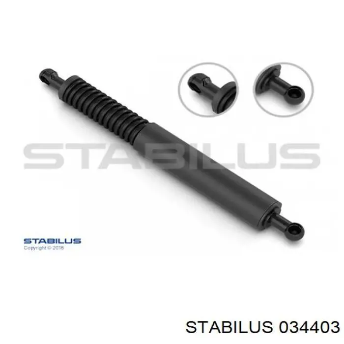 Amortyzator klapy bagażnika (3/5 drzwi-tylnych) Stabilus 034403 cena, od 31,74 USD