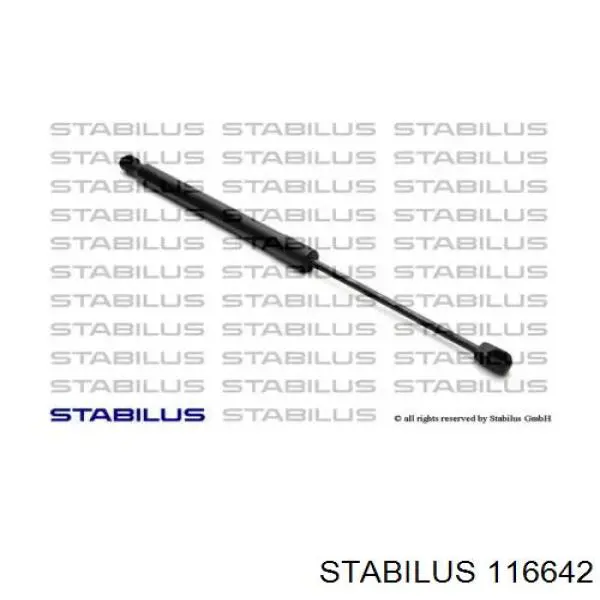 116642 Stabilus Amortyzator klapy bagażnika (3/5 drzwi-tylnych)