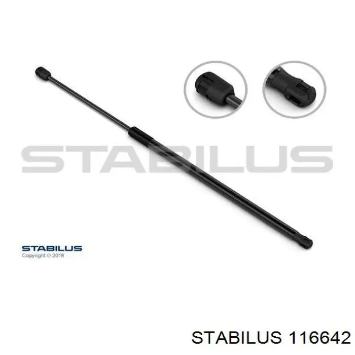Amortyzator klapy bagażnika (3/5 drzwi-tylnych) Stabilus 116642 cena, od 16,30 USD