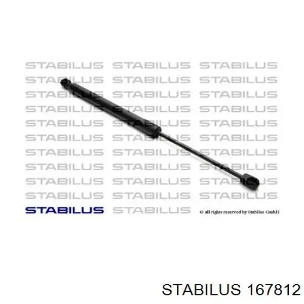 Do koszyka 167812 Stabilus Amortyzator klapy bagażnika (3/5 drzwi-tylnych)
