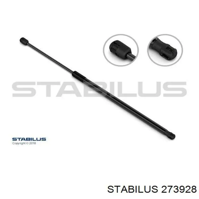 Amortyzator klapy bagażnika (3/5 drzwi-tylnych) Stabilus 273928 cena, od 14,89 USD