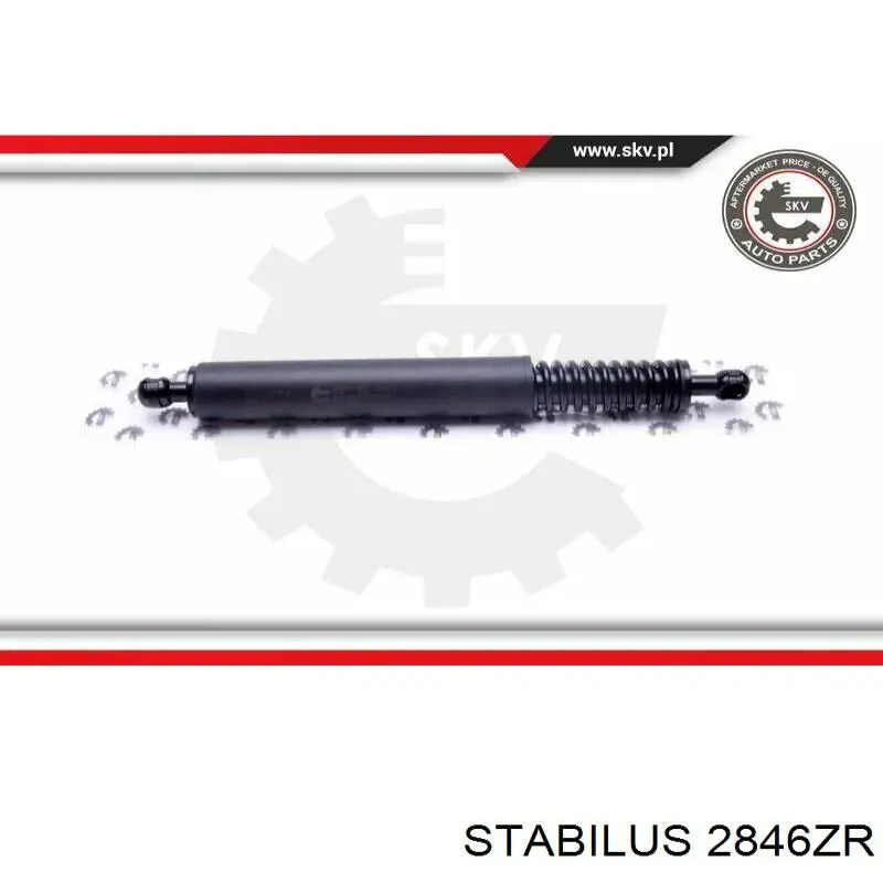 Do koszyka 2846ZR Stabilus Amortyzator klapy bagażnika (3/5 drzwi-tylnych)