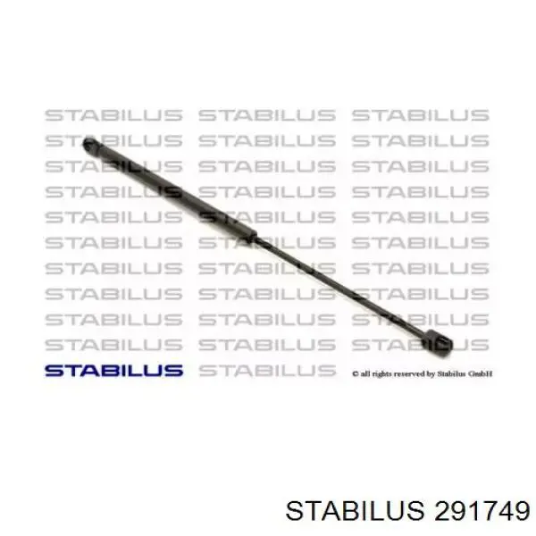 Do koszyka 291749 Stabilus Amortyzator klapy bagażnika (3/5 drzwi-tylnych)