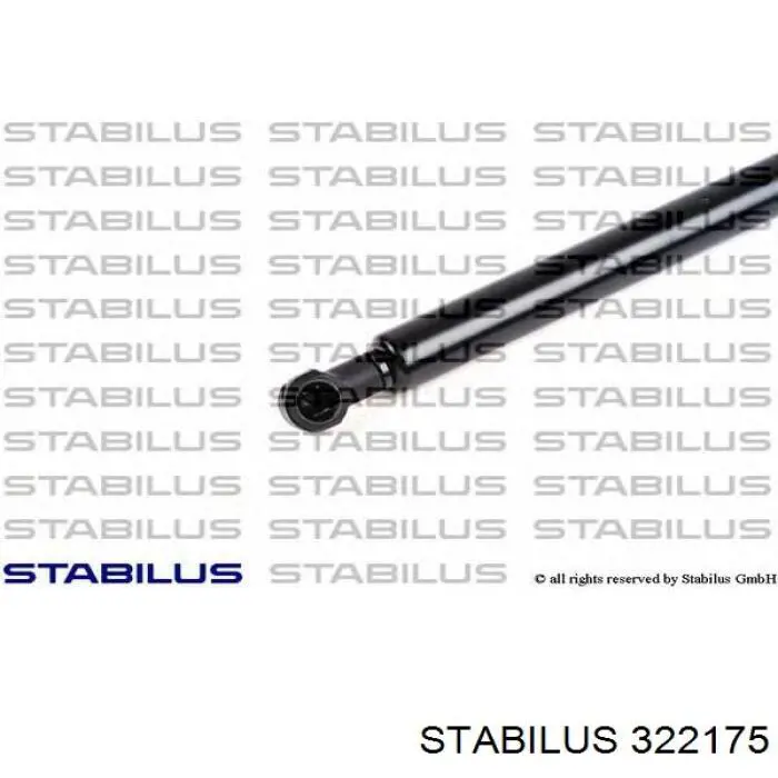 Amortyzator klapy bagażnika (3/5 drzwi-tylnych) Stabilus 322175 cena, od 17,64 USD