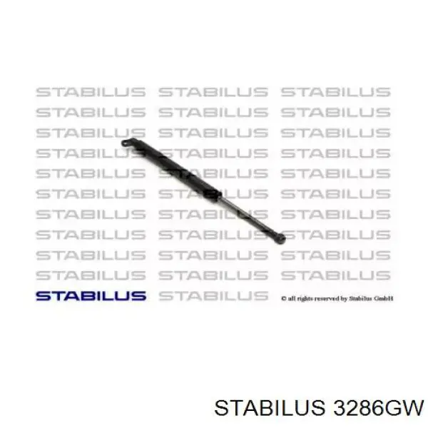 Do koszyka 3286GW Stabilus Amortyzator klapy bagażnika (3/5 drzwi-tylnych)