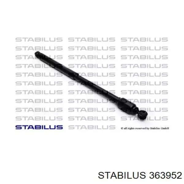 Do koszyka 363952 Stabilus Amortyzator układu kierowniczego (tłumik)