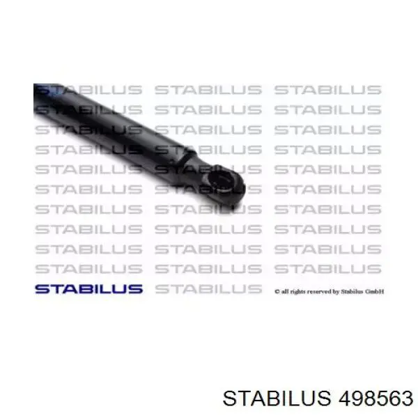 498563 Stabilus Amortyzator klapy bagażnika (3/5 drzwi-tylnych)