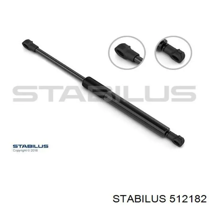 Do koszyka 512182 Stabilus Amortyzator klapy bagażnika (3/5 drzwi-tylnych)