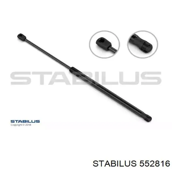 552816 Stabilus Amortyzator klapy bagażnika (3/5 drzwi-tylnych)