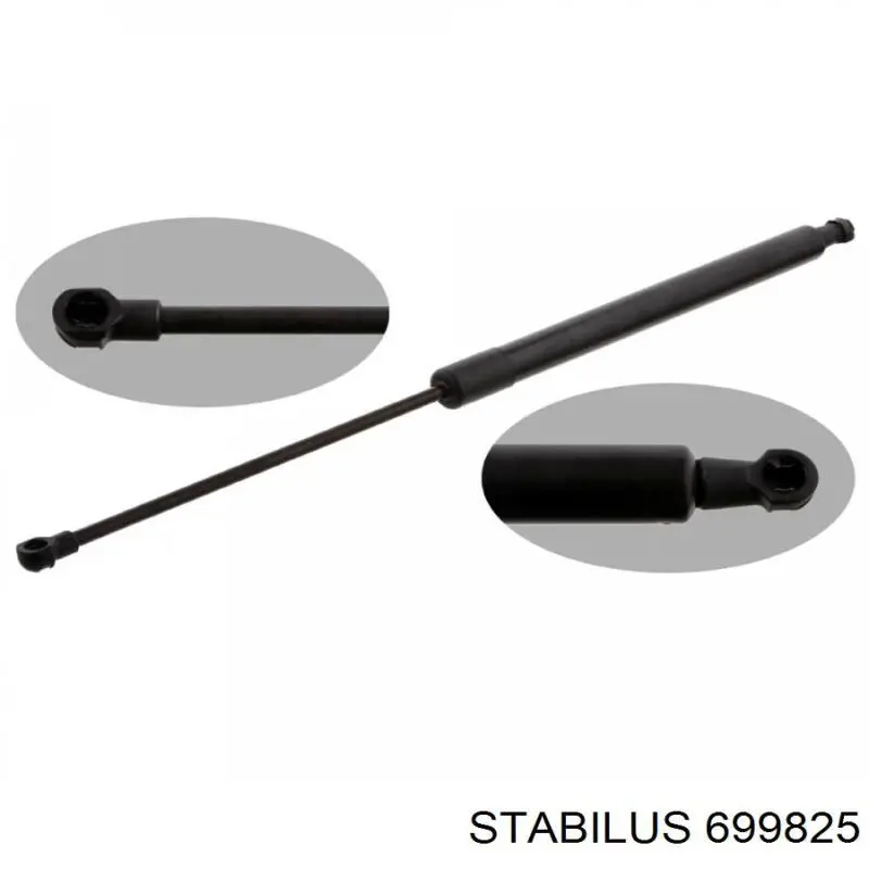 699825 Stabilus Amortyzator klapy bagażnika (3/5 drzwi-tylnych)