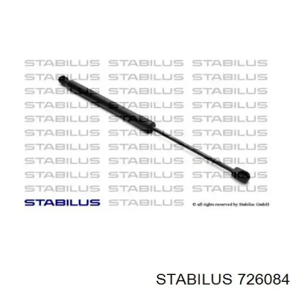 726084 Stabilus Amortyzator klapy bagażnika (3/5 drzwi-tylnych)