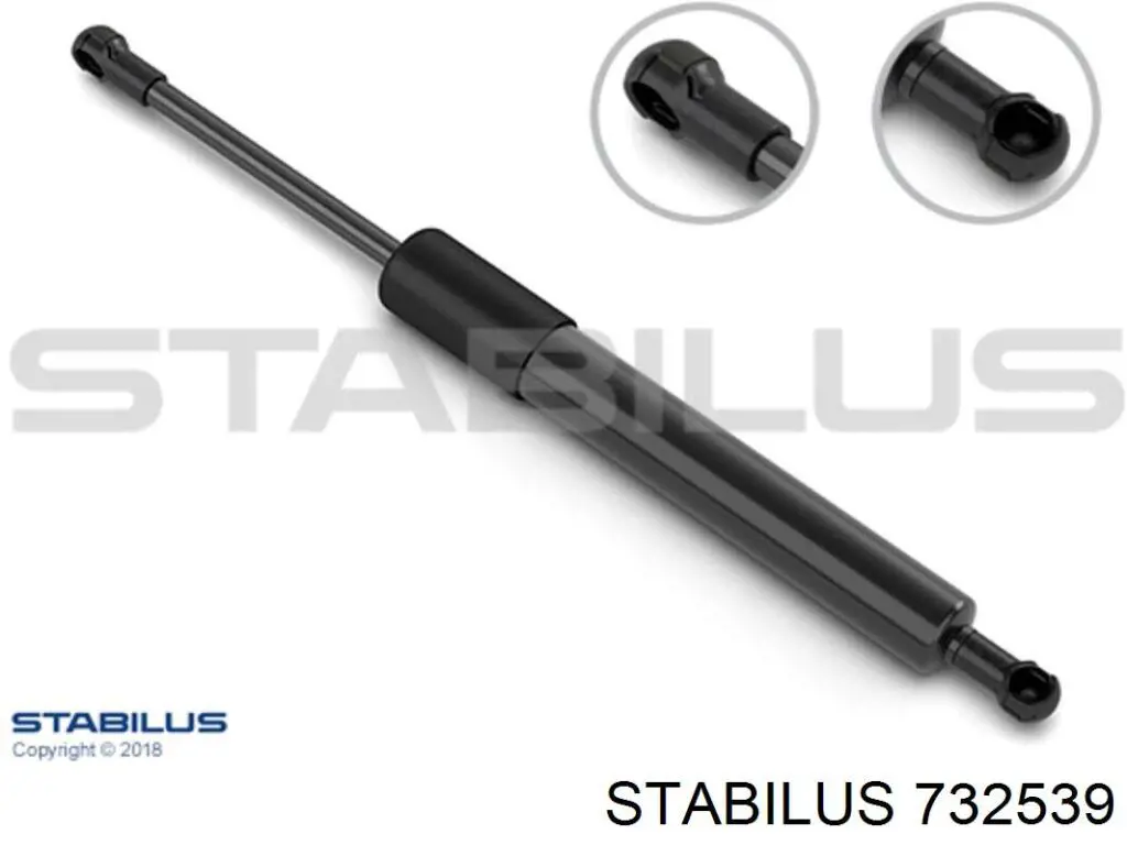 Amortyzator klapy bagażnika (3/5 drzwi-tylnych) Stabilus 732539 cena, od 17,46 USD