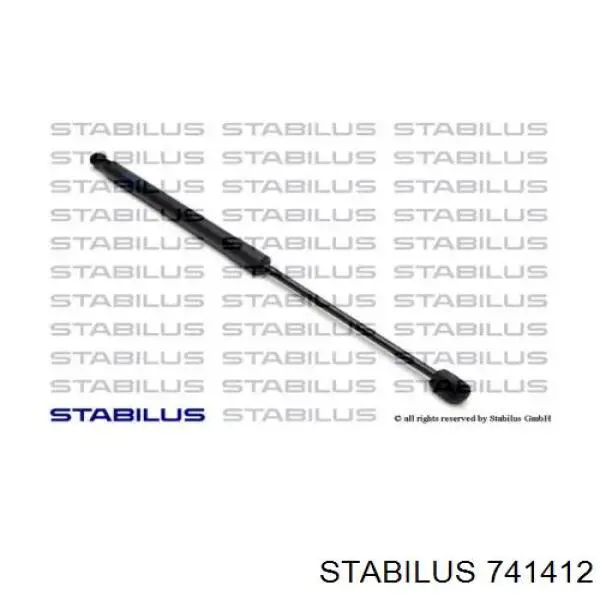 741412 Stabilus Amortyzator klapy bagażnika (3/5 drzwi-tylnych)