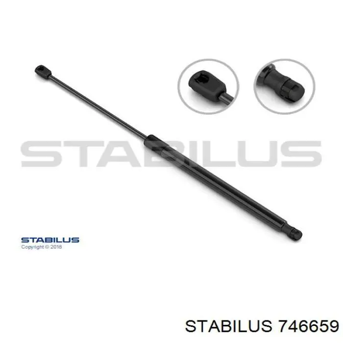 746659 Stabilus amortyzator maski