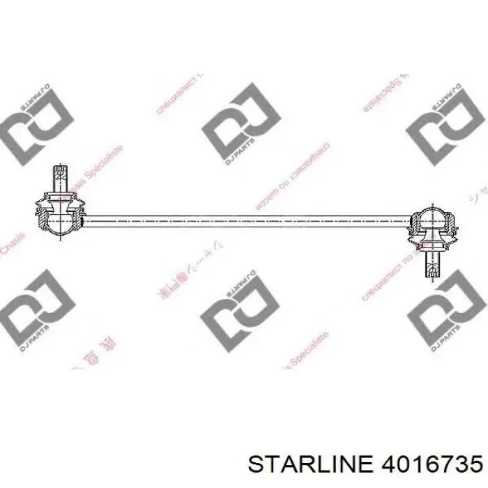 Łącznik stabilizatora przedniego 4016735 Starline