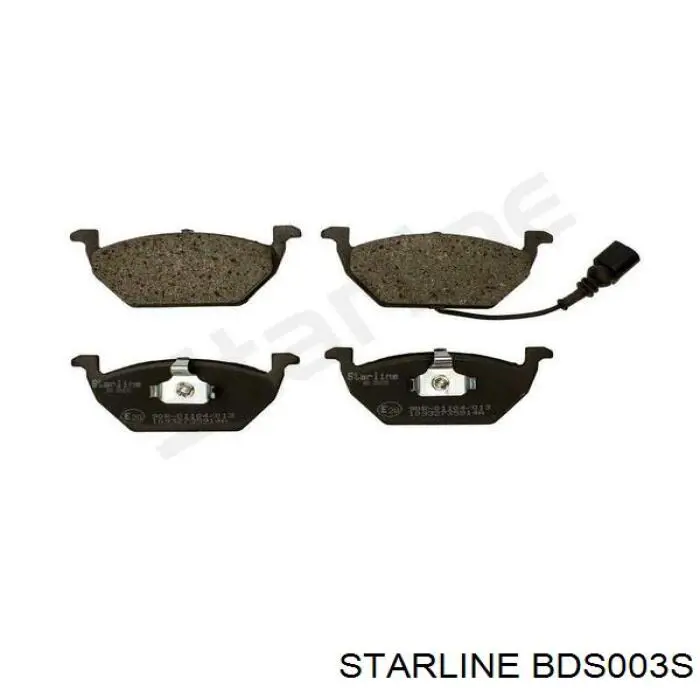 BDS003S Starline Klocki hamulcowe przednie tarczowe
