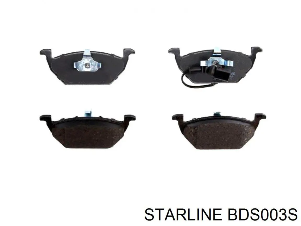 Klocki hamulcowe przednie tarczowe BDS003S Starline