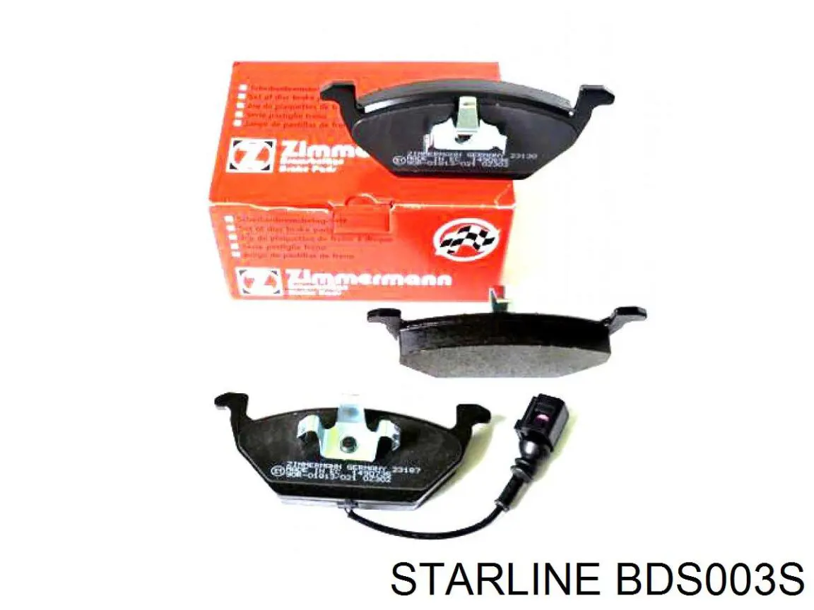 Klocki hamulcowe przednie tarczowe Starline BDS003S cena, od 26,13 USD