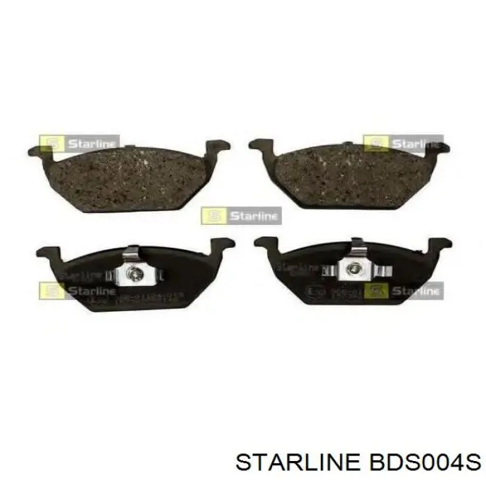 Klocki hamulcowe przednie tarczowe Starline BDS004S cena, od 37,97 USD