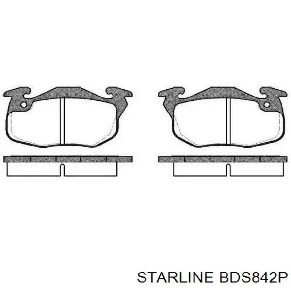 Do koszyka BDS842P Starline Klocki hamulcowe przednie tarczowe
