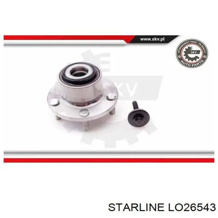 LO 26543 Starline piasta przednia