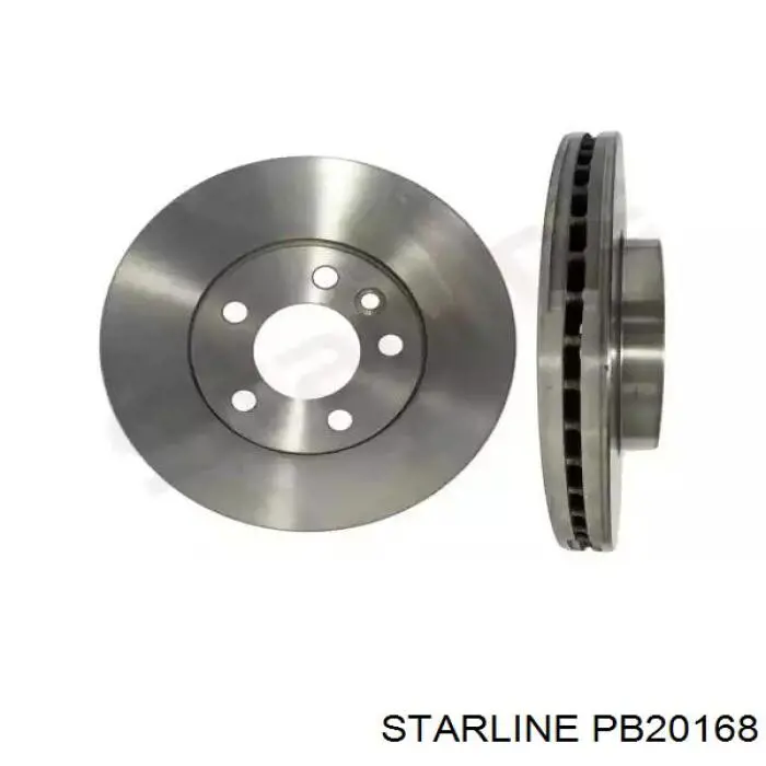Tarcza hamulcowa przednia Starline PB20168 cena, od 64,61 USD