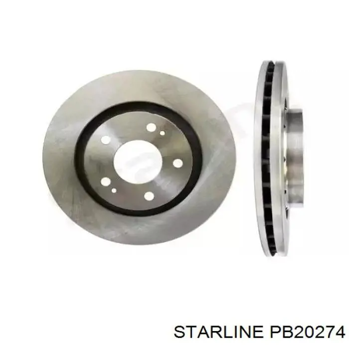 Tarcza hamulcowa przednia Starline PB20274 cena, od 47,96 USD