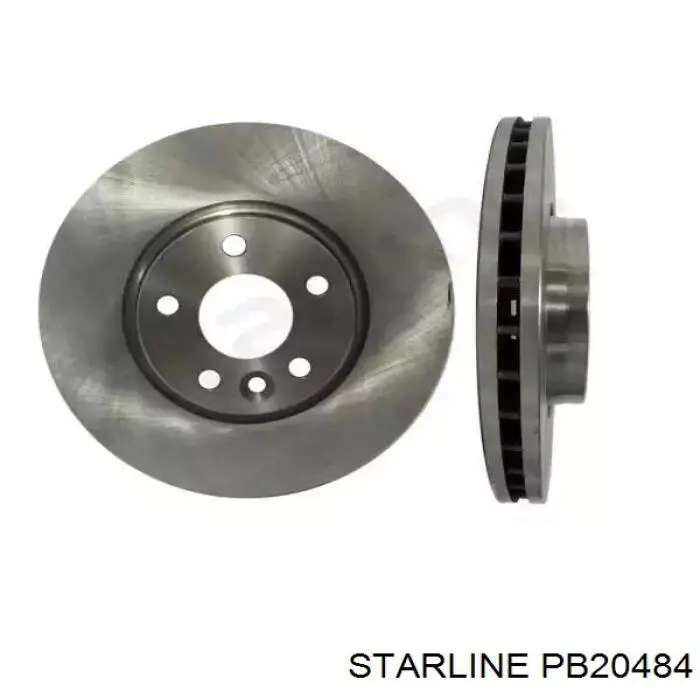Tarcza hamulcowa przednia Starline PB20484 cena, od 56,99 USD