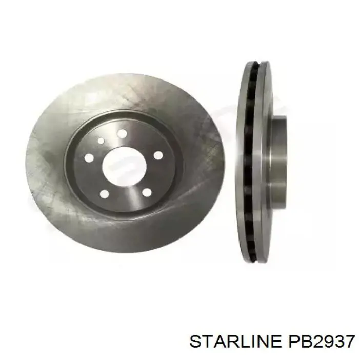 Tarcza hamulcowa przednia Starline PB2937 cena, od 42,79 USD