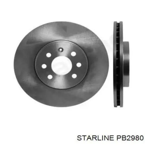 Do koszyka PB2980 Starline Tarcza hamulcowa przednia