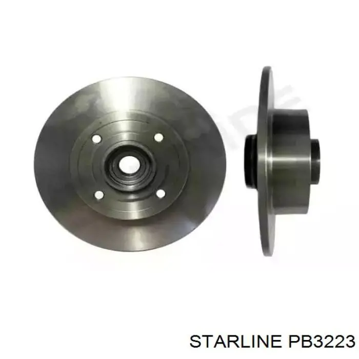 Do koszyka PB3223 Starline Tarcza hamulcowa tylna