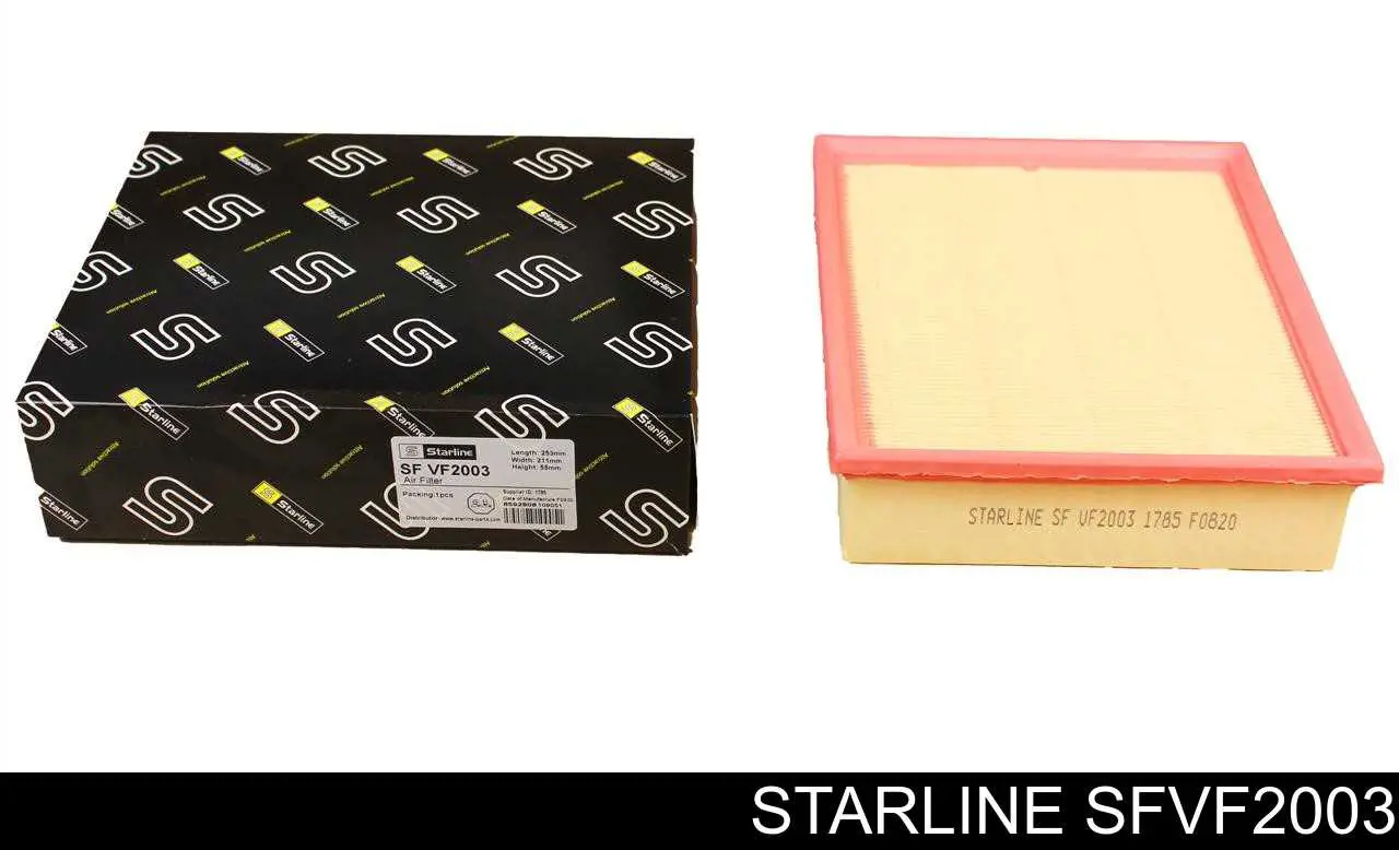 Filtr powietrza Starline SFVF2003 cena, od 6,05 USD