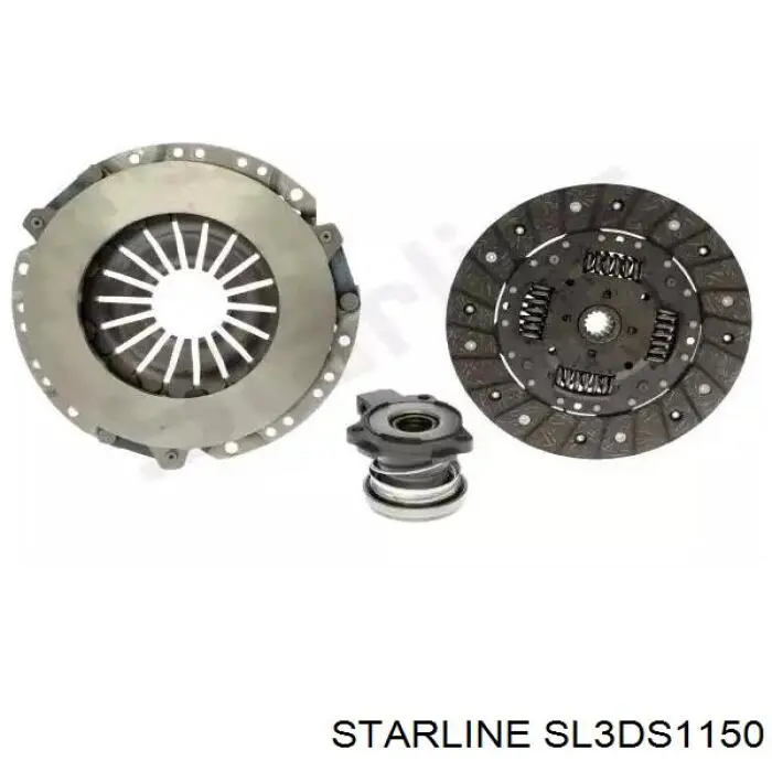 Zestaw sprzęgła (3 części) Starline SL3DS1150 cena, od 161,72 USD