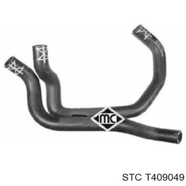 Do koszyka T409049 STC Przewód (króciec) układu chłodzenia
