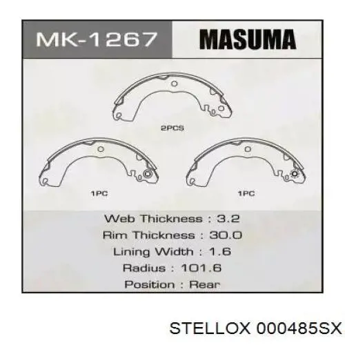 Klocki hamulcowe tylne bębnowe Nissan/Infiniti 44060ED025 cena, od 35,82 USD