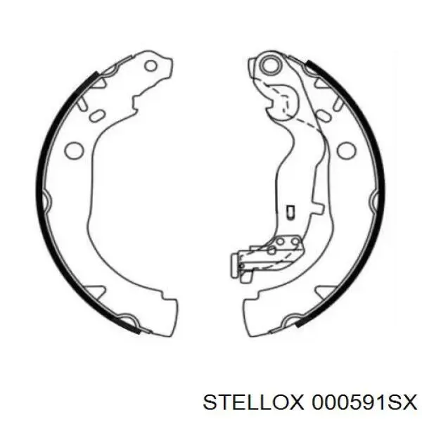 Klocki hamulcowe tylne bębnowe Renault (RVI) 8550501751 cena, od 37,16 USD