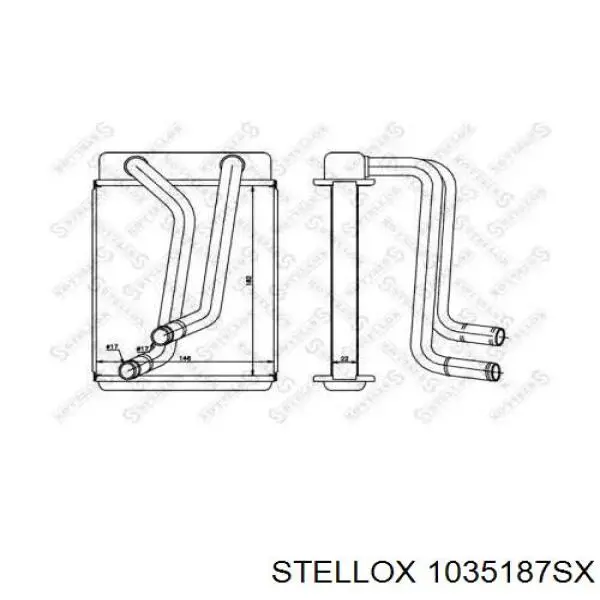 Chłodnica nagrzewnicy (ogrzewacza) Hyundai/Kia 0K2A161A10A cena, od 142,73 USD