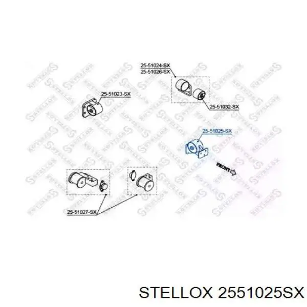 2191025110 Hyundai/Kia Poduszka (podpora) silnika przednia