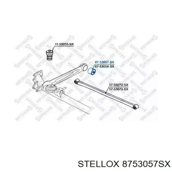 Silentblock tylnej belki do KIA Rio I DC