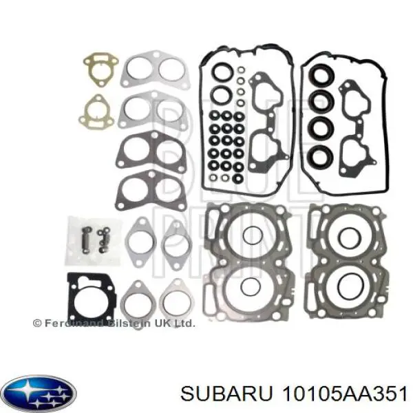 Zestaw uszczelek silnika pełny Subaru 10105AA351 cena, od 295,59 USD
