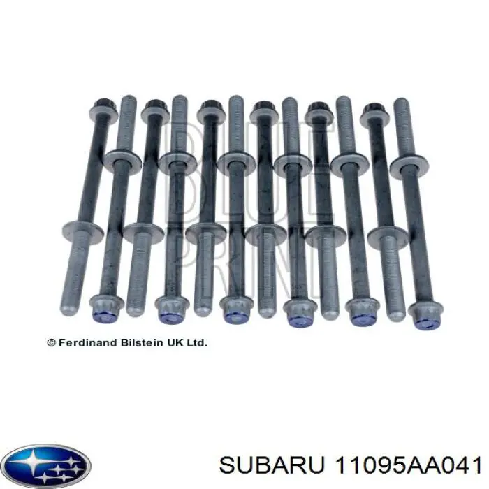 Śruba głowicy cylindrów Subaru 11095AA041 cena, od 75,20 USD
