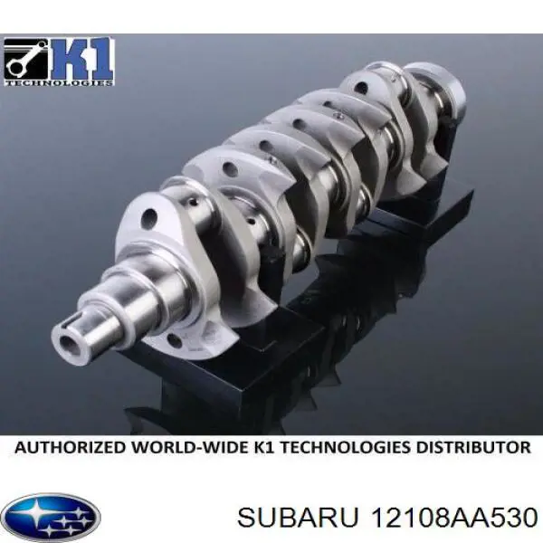 Panewki korbowodowe wału korbowego, zestaw, standardowe (STD) Subaru 12108AA530 cena, od 24,90 USD