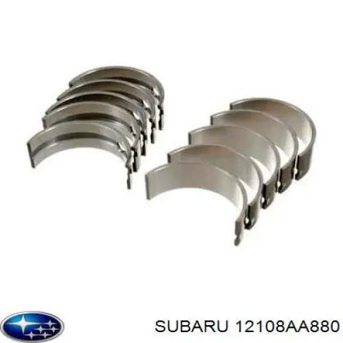 Panewki korbowodowe wału korbowego, zestaw, 1. naprawa (+0,25) do Subaru Outback III B13, BP