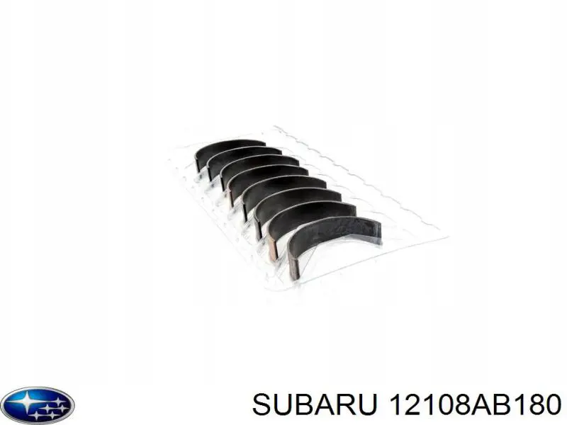 12108AB180 Subaru Panewki korbowodowe wału korbowego, zestaw, standardowe (STD)