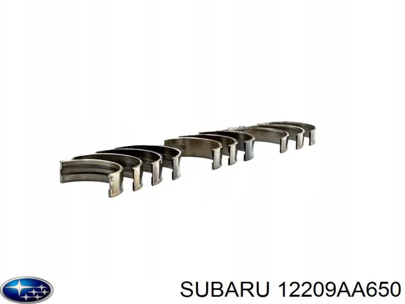 Panewki główne wału korbowego, zestaw, standardowe (STD) Subaru 12209AA650 cena, od 123,49 USD