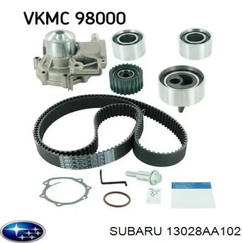 Pasek rozrządu Subaru 13028AA102 cena, od 40,33 USD