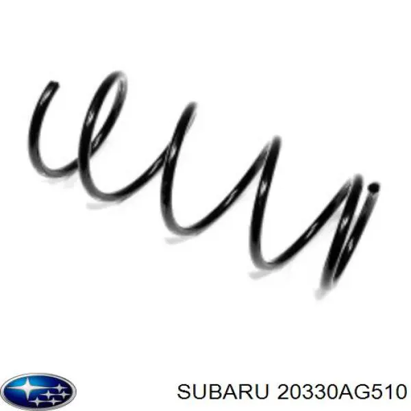 Sprężyna przednia Subaru 20330AG510 cena, od 32,50 USD